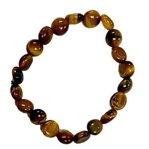 Red Tiger’s eye freeform nugget bracelet